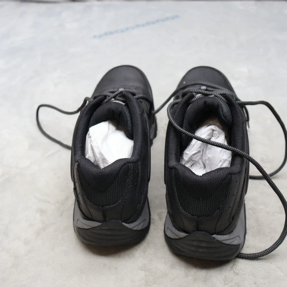 Merrell Mens 11.5 Work Boots Black Moab Adventure Carbon Fiber Safety Toe‎ NEW?
